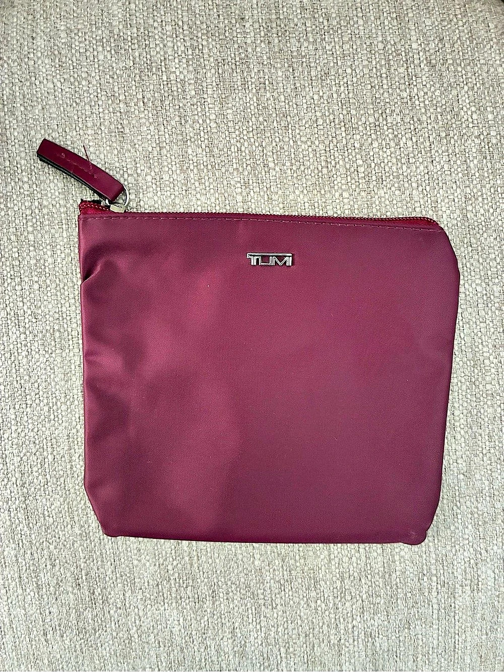 Tumi for Delta Pouch Cosmetic Maroon